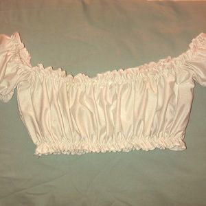 Ruffle crop top